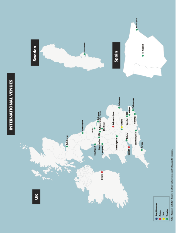 (INTERNATIONAL VENUES MAP)
